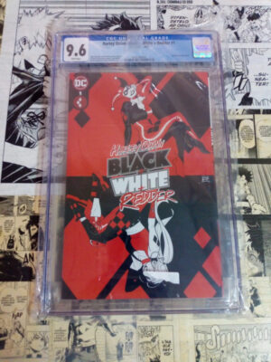 Harley Quinn: black+White+redder 1 CGC 9.6