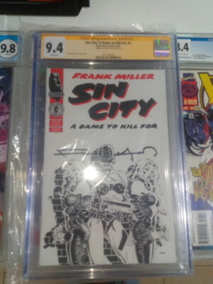 Sin city 5 of 6 signed by Frank Miller - cgc 9.4