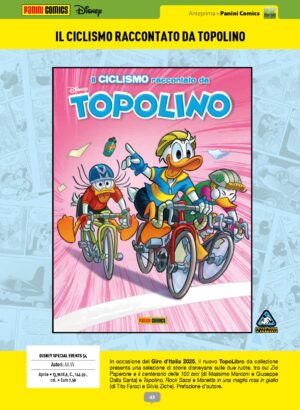 IL CICLISMO RACCONTATO DA TOPOLINO