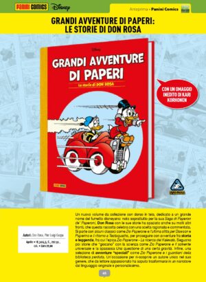 GRANDI AVVENTURE DI PAPERI:  LE STORIE DI DON ROSA