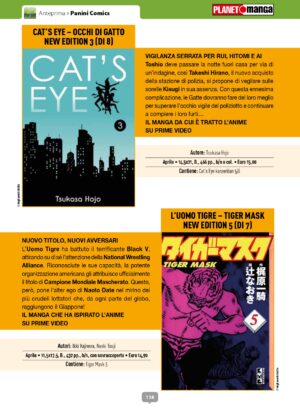 CAT’S EYE – OCCHI DI GATTO  NEW EDITION 3 (DI 8)